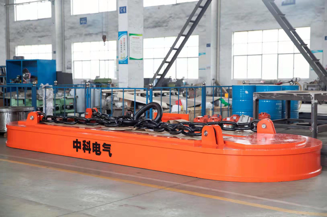 고철 및 철괴용 고효율 타원형 MW61 리프팅 자석 