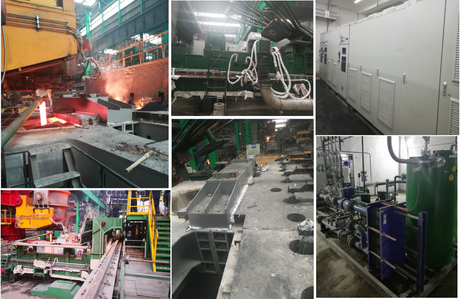 Tundish를 위한 항온 주조 고효율 유도 가열 시스템