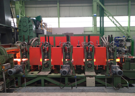 연속 롤링 바 및 와이어용 인덕션 히터