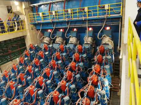 연속 주조기용 고급 야금 장비 최종 전자기 교반기